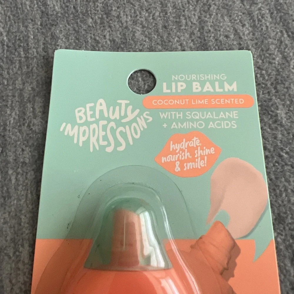 Beauty Impressions Nourishing Lip Balm Coconut Lime Viral TikTok Squalane New